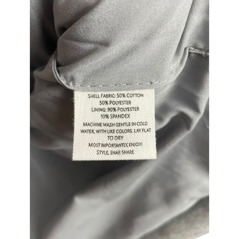 Parke light grey knit puffer vest size Large - Picture 8 of 8